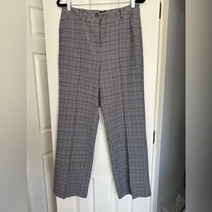 PrettyLittleThing Gray Checkered Pants